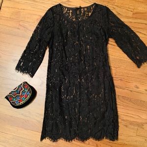 Aryn K lace dress